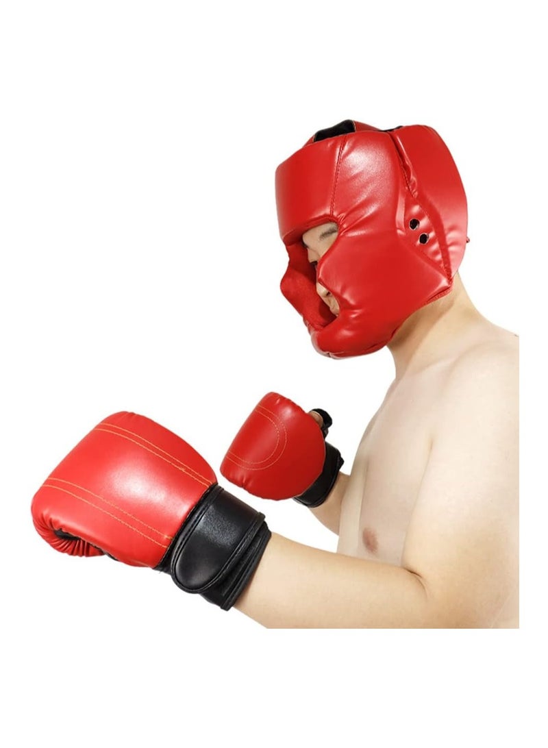 Headgear, Kickboxing Head Gear for Adults/Kids MMA Training Sparring Martial Arts Boxing Helmet(L Size) - Image 3