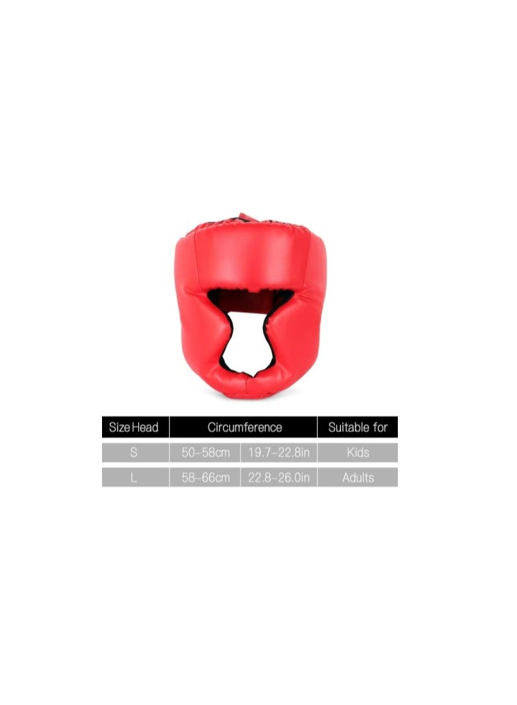 Headgear, Kickboxing Head Gear for Adults/Kids MMA Training Sparring Martial Arts Boxing Helmet(L Size) - Image 5