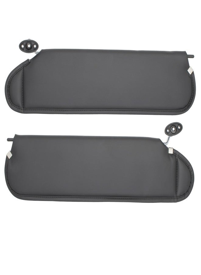 NHILES Left Driver & Right Passenger Sun Visor Compatible with Jeep Wrangler TJ 1997-2002 Sunshade Replacement Number 5EP34 LAZAE 5EP35 LAZAE Color: Agate - Image 1