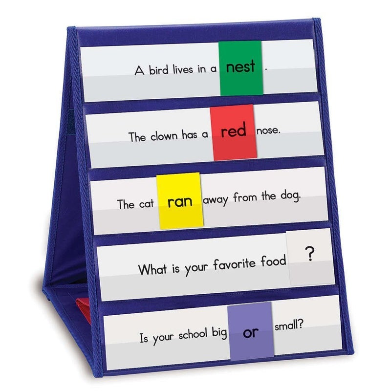 Learning Resources Tabletop Pocket Chart, Classroom Tool, Homeschool Supplies, Ages 5+ - Image 1