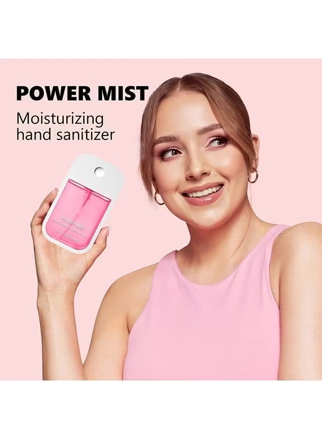 Power Mist Moisturizing hand sanitizer - Power Mist Hydrating Hand Sanitizer Spray For Adults And Kids,Spray Hand Sanitizer Travel Size,Hydrating Hand Sanitizer Spray For Adults,Power Mist Hand Sanitizer 45ml (Strawberry) - Image 2