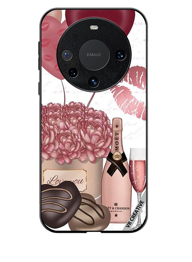 VR CREATIVE Protective Case Cover For Huawei Mate 60 Pro Plus Girl Celebrations Design Multicolour - Image 1