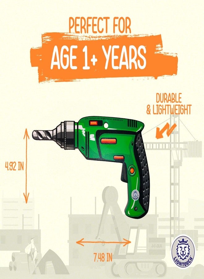 Liontouch - Power Drill for Toddlers, Age 1+ | Safe & Soft Foam Tool Toy - Image 4
