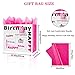 JWSCYSY White and Rose Red Large Gift Bag with Tissue Paper Happy Bithday Gift Bag for Girl Women Birthday 126 x 1025 x 47 1 Pcs - Image 4