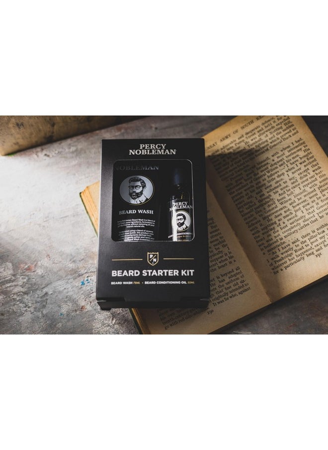 Percy Nobleman - Beard Starter Kit A Beard Grooming Kit Containing Beard Oil And Wash 30Ml / 75Ml - Image 1