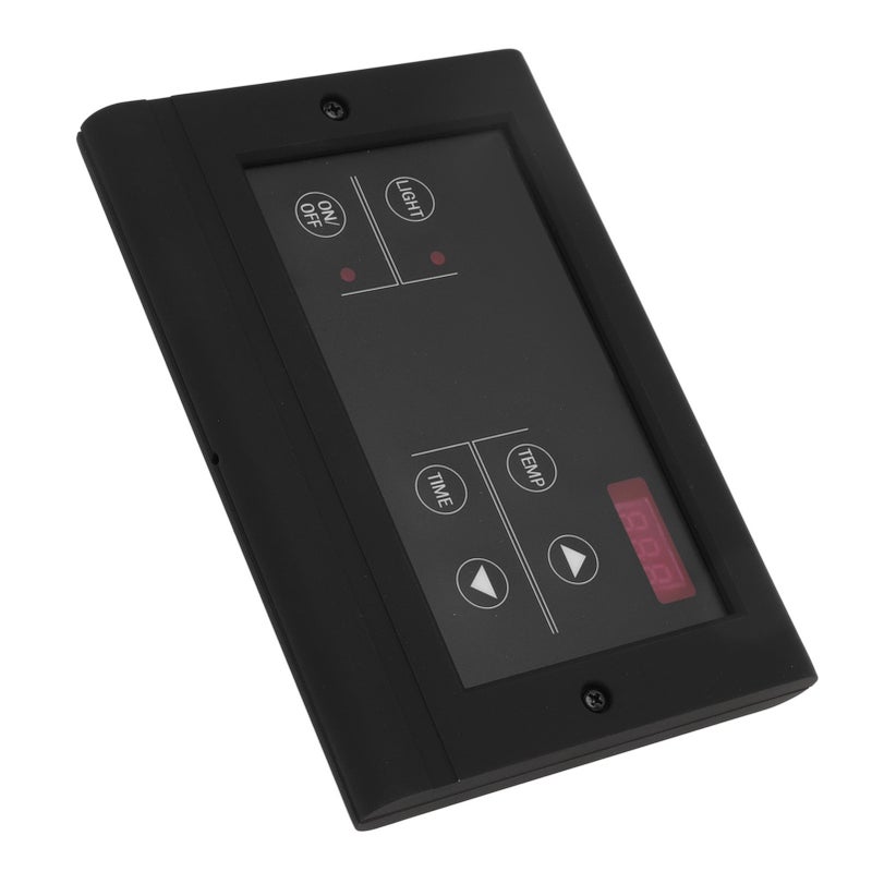 Sauna Room Temperature Controller Wall Mount Wet Steam Generator Controller for Household Black - Image 4