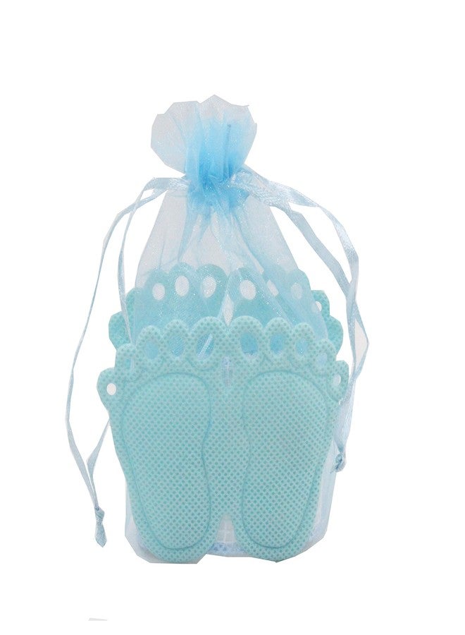 Jades : Baby Themed Favor Treat Bag- Baby Themed Party Candy Pouch-Baby Shower Treat Pouch-Baby Themed 1st Birthday Favor-Baby Themed Return Gift (Blue Set of 6 -B) - Image 4