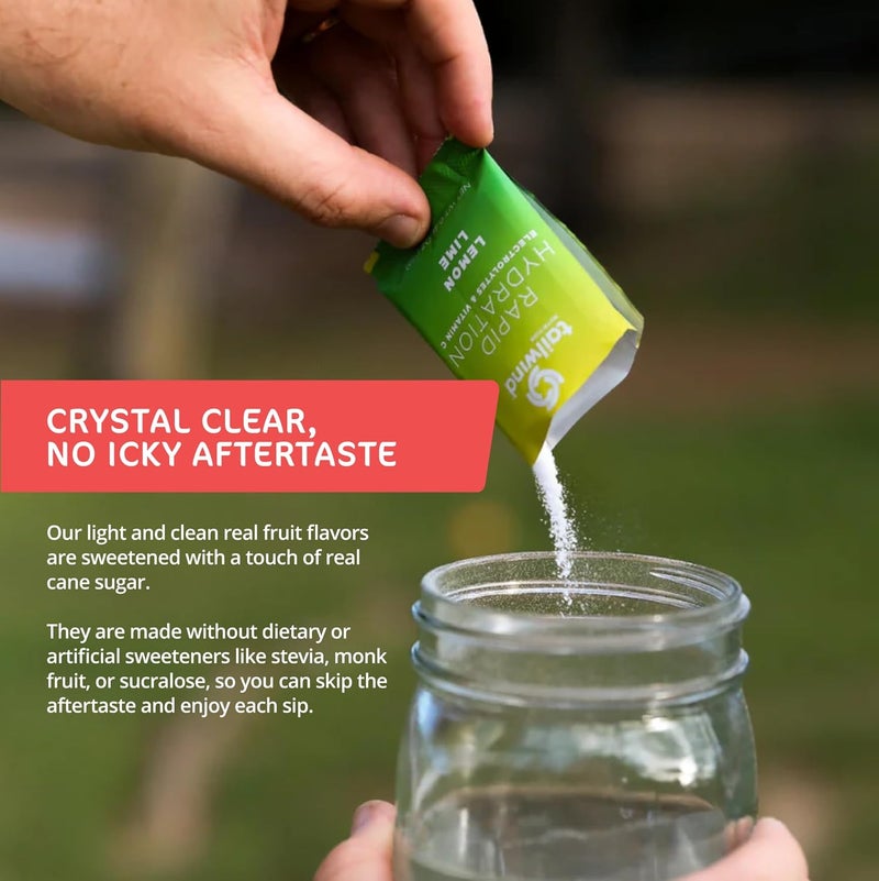 Tailwind Nutrition Rapid Hydration Electrolyte  Hydration Powder Vitamin C  Sea Salt Exercise Workout Mix 5 Flavor Variety Pack Pack of 15 Sticks - Image 3