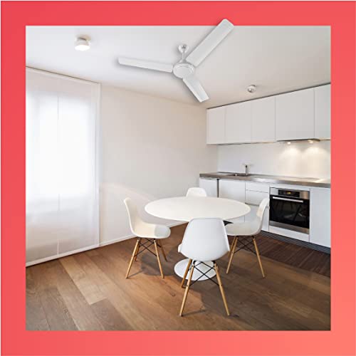 Polycab Nippy 1200mm Star Rated, High Speed & High Air Delivery Ceiling Fan For Home | 100% Copper | Rust-Proof Blades, 52 Watt | 2 years warranty (White) - Image 5