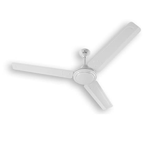 Polycab Nippy 1200mm Star Rated, High Speed & High Air Delivery Ceiling Fan For Home | 100% Copper | Rust-Proof Blades, 52 Watt | 2 years warranty (White) - Image 1