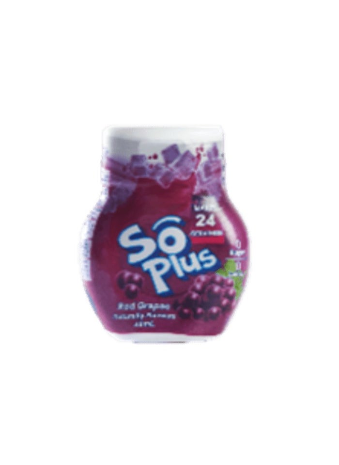 So Plus Liquid Water Enhancer, red grapes 48ml 