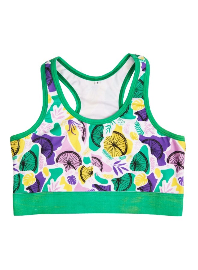 بيج ديزاين بُسْتيه نسائي بدون أكمام، مصنوع من قماش بوليستر قطني، تصميم فني مخصص، ملابس رياضية للنساء – المقاس S، صنع في تركيا. - Image 2