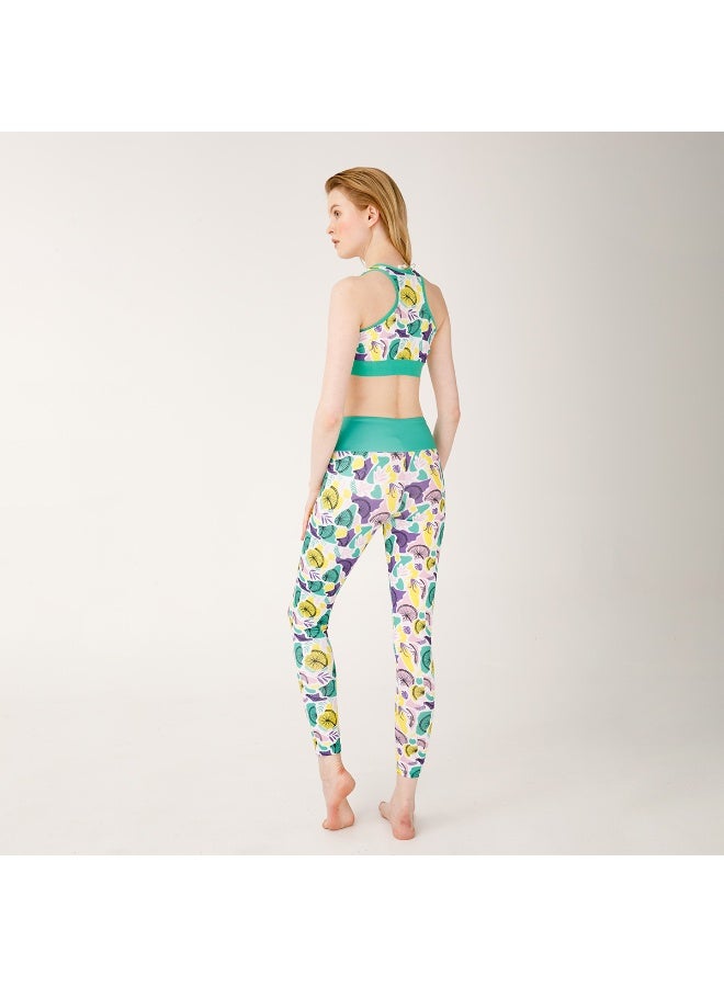 بيج ديزاين بُسْتيه نسائي بدون أكمام، مصنوع من قماش بوليستر قطني، تصميم فني مخصص، ملابس رياضية للنساء – المقاس S، صنع في تركيا. - Image 5