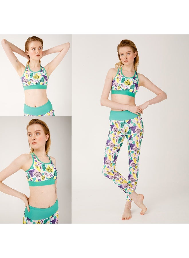 بيج ديزاين بُسْتيه نسائي بدون أكمام، مصنوع من قماش بوليستر قطني، تصميم فني مخصص، ملابس رياضية للنساء – المقاس S، صنع في تركيا. - Image 3