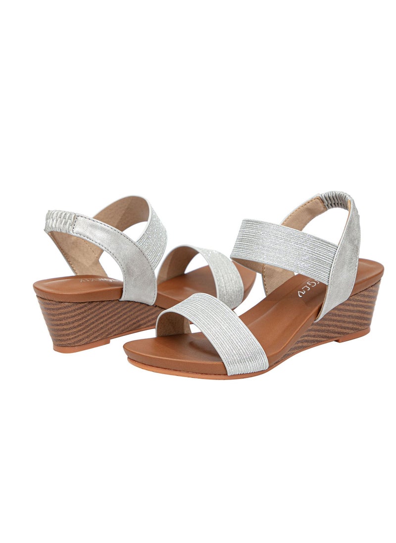 SIKETU New Summer Sandals for Women with One Belt Roman Shoes, Fairy Large Slope Heel Fashion Women's Sandals  - Image 2