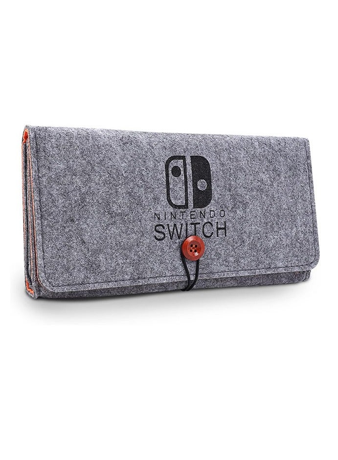 Switch Carrying Case for Nintendo Switch OLED Model 2021 & Switch 2017, Hard Shell Portable Cover Storage Bag w/5 Game Card Slots for Nintendo Switch Console & Accessories - Image 1