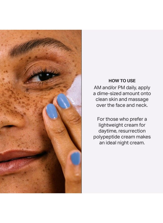 Cocokind Resurrection Polypeptide Cream Hydrating Face Moisturizer With Peptides And Squalane Anti Aging Skin Barrier Repair Cream For Dry Skin - Image 5