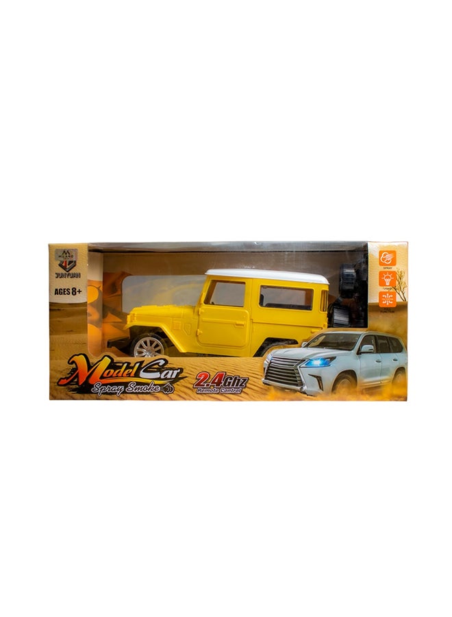 Safari Model Car Spray White 1:12 with Remote Control - QX3688-F10T - Image 2