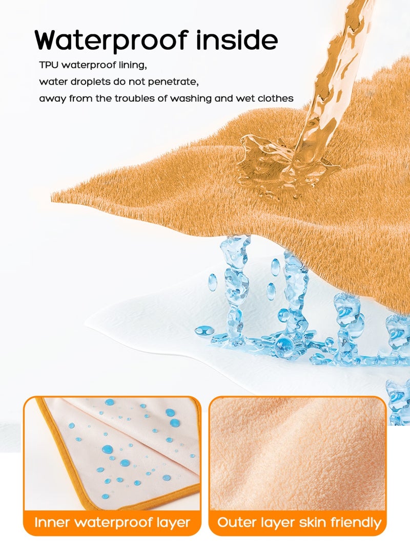 URbazaar 2-Pack Organic Baby Bibs for Boys, Girls - Super Absorbent Cotton Drool Bibs for Baby Girl & Boy, Teething Toddler, Drooling Newborn, Ultra Soft & Machine Washable - Image 2