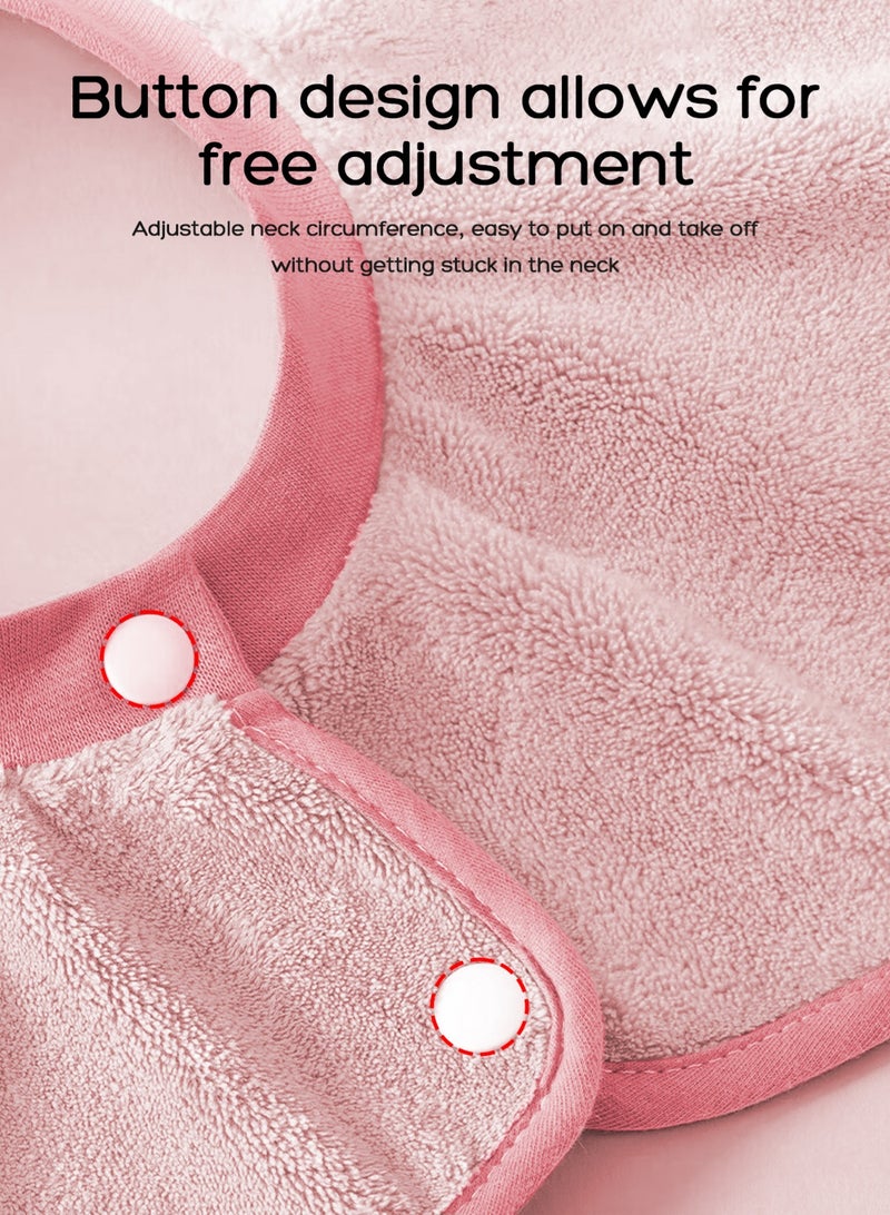 URbazaar 2-Pack Organic Baby Bibs for Boys, Girls - Super Absorbent Cotton Drool Bibs for Baby Girl & Boy, Teething Toddler, Drooling Newborn, Ultra Soft & Machine Washable - Image 3