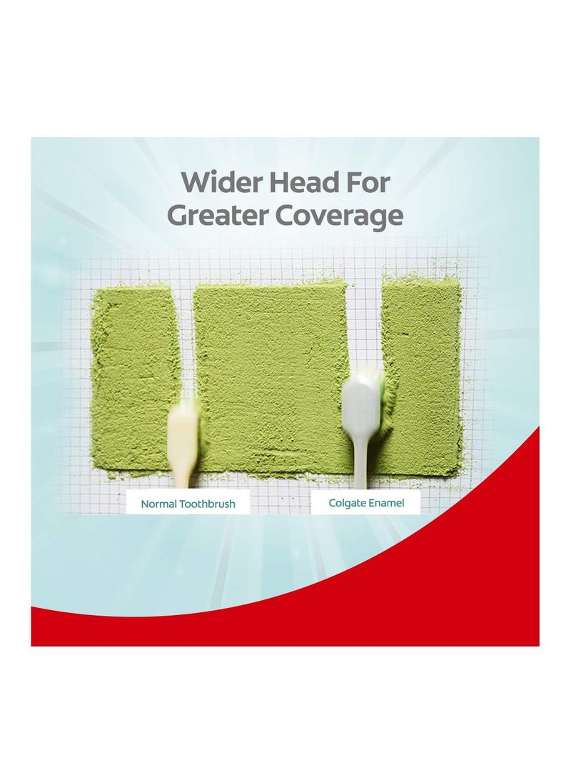 Gentle Enamel Sensitive Ultra Soft Bristles Manual Toothbrush For Adults 4 Pcs