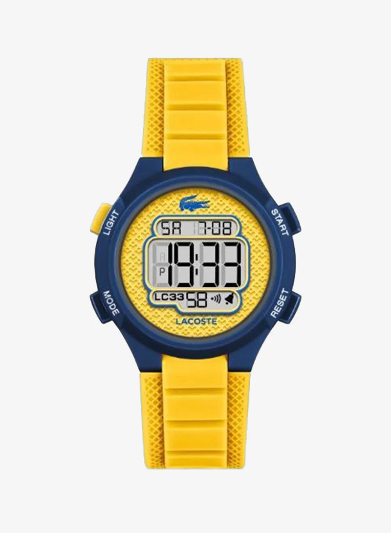 Lacoste Stainless Steel & Blue TR90 Quartz Digi Watch
