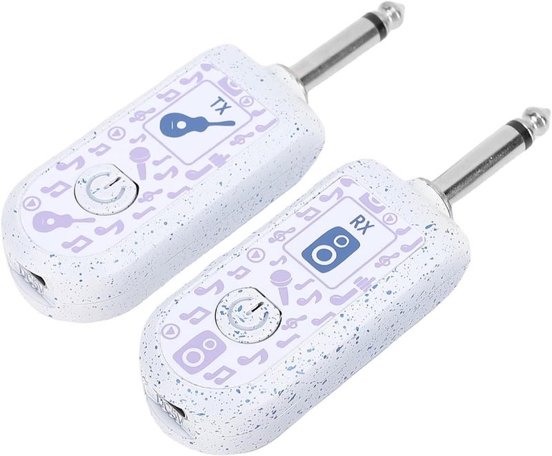 2.4G Wireless Guitar Transmitter Receiver Kit Versatile Compatibility Strong Antiinterference 30-50m Remote Range for Electric Guitars Pianos (1 for 1) - Image 2