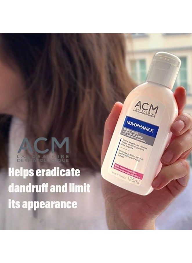 ACM ACM Novophane K Shampoo – 125ml, Anti-Flake & Scalp Soothing Formula  - Image 4