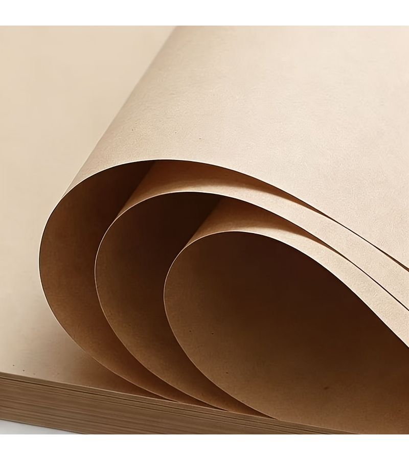 105 Sheets Brown Draft Paper Blank Calculation Drawing Paper Affordable Packaging Mathematical Calculation Color More Eye Friendly - Image 5