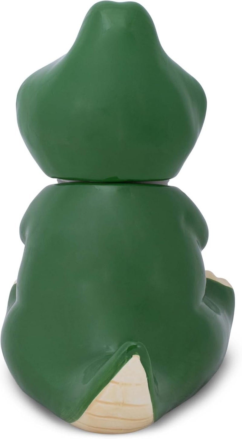 100 North Dolomite Ceramic 10.1 x 8.9 Everyday Cookie & Candy Jar with Airtight Lid: Perfect for Kitchen Canisters, Pet Treat Containers & Decorative Storage, Tyrannosaurus Rex Dinosaur - Image 5