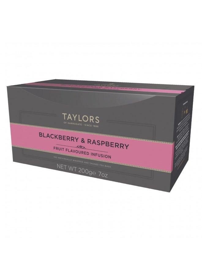 Taylors Of Harrogate Blackberry And Raspberry Herbal Tea, 100 Count  - Image 1