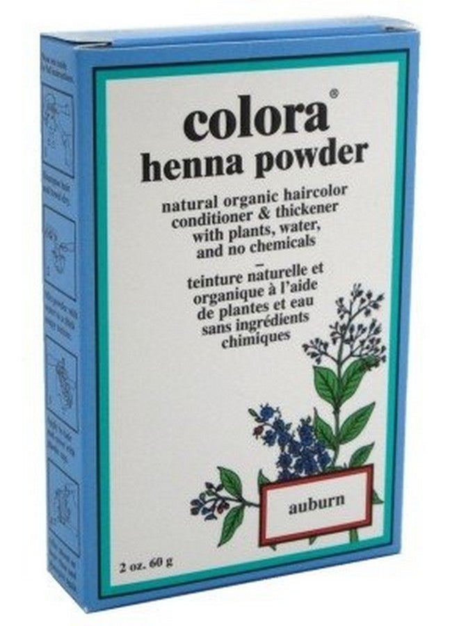 Colora Henna Powder Hair Color Auburn 2 Ounce (59Ml) (2 Pack)