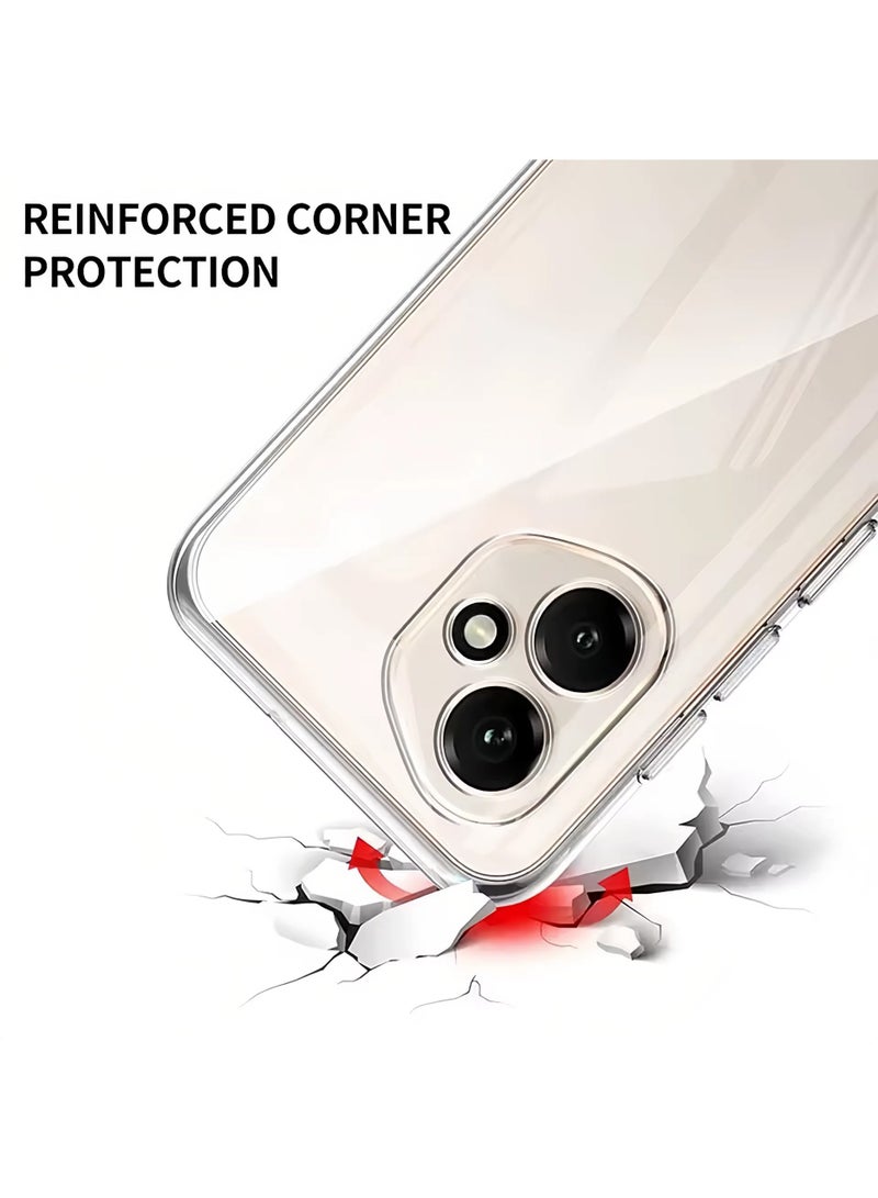 Honor 400 5G Shock Proof Case Cover - Ultra Clear, Durable & Accurate Cut-outs - Scratch, Dust & Smudge Protection - Transparent Silicon Back Cover for Honor 400 - Image 4