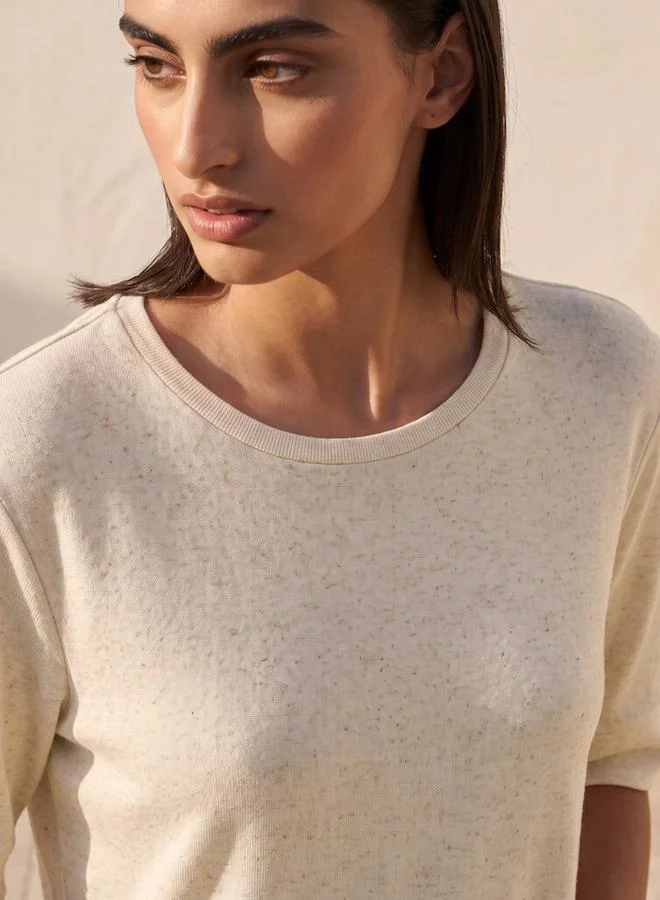 ايكونيك Iconic Regular Fit T Shirt With Crew Neck