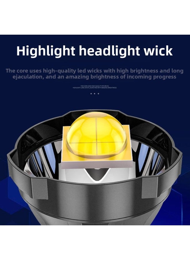 Portable Lamp Outdoor Led Handheld Flashlight Bracket Lamp High Power Waterproof USB Charging Strong Light Searchlight-Color:835 Large Size  - Image 3