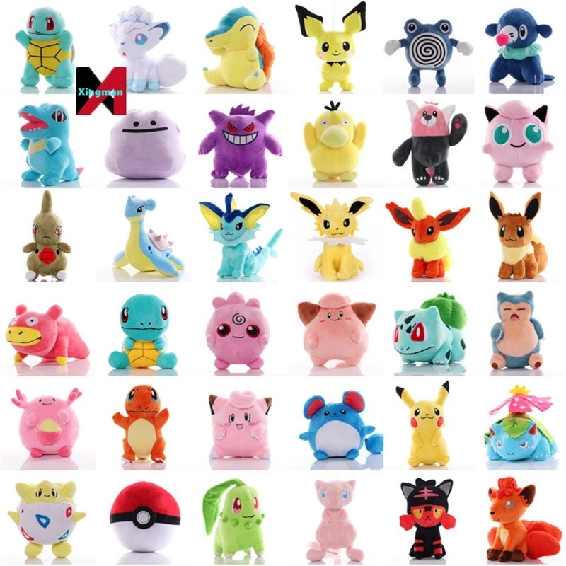 Y&D 100 Styles Brand New S Mix Pokemoned Tomy Plush Stuffed Animal Toyse Big Peluches Al Por Mayor - Image 2