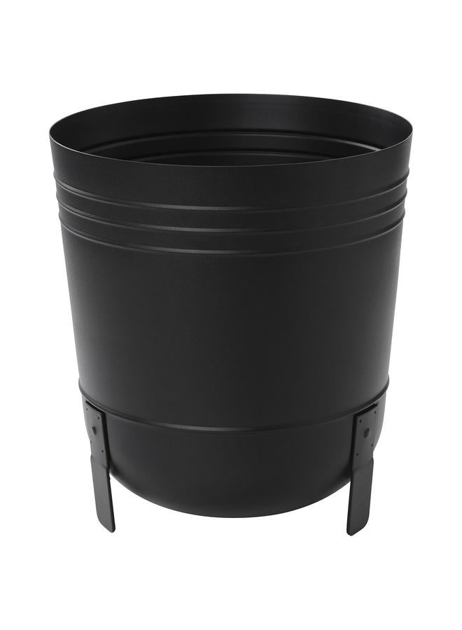 Zaboon Plant Pot, In/Outdoor/Black, 32 Cm - Image 1
