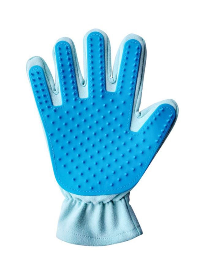 NIBEMINENT Pet Grooming Gloves Blue - Image 1