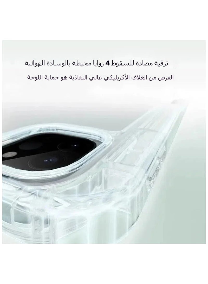 For iPad Mini 7 (A17 Pro) 2024/iPad Mini 6 2021 iPad Mini 7/6 8.3-inch case, TPU ultra-thin case with pen holder, automatic wake up/Sleep smart transparent hard back case - Image 5