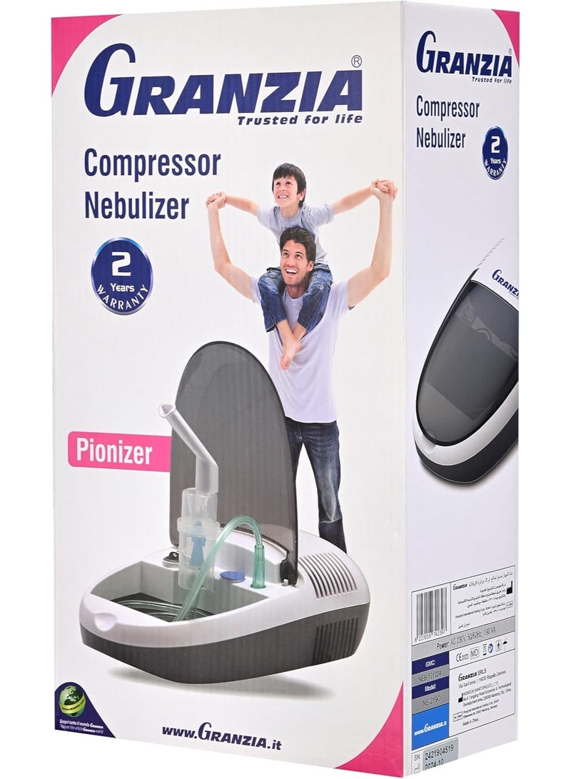 Granzia Compressor Nebulizer Machine – High-Efficiency Pionizer Inhalation System for Home Use - Image 5