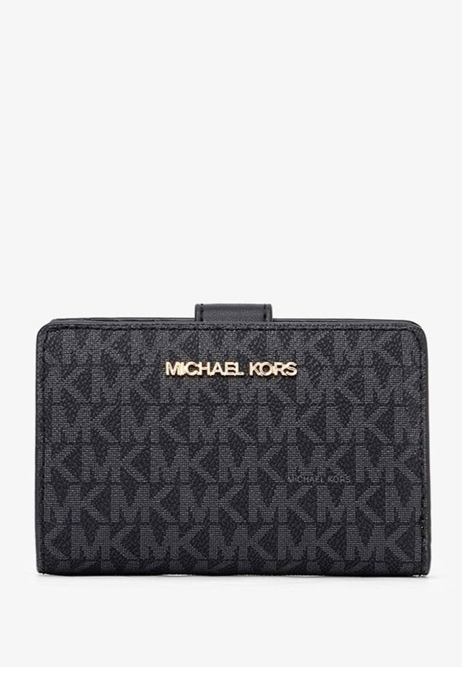 Michael Kors Women's Tri-Fold Wallet in Signature Canvas - Image 1