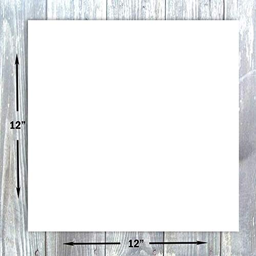 Hamilco White Linen Cardstock Scrapbook Paper 12x12 Heavy Weight 100 lb Cover Card Stock – 25 Pack - Image 2