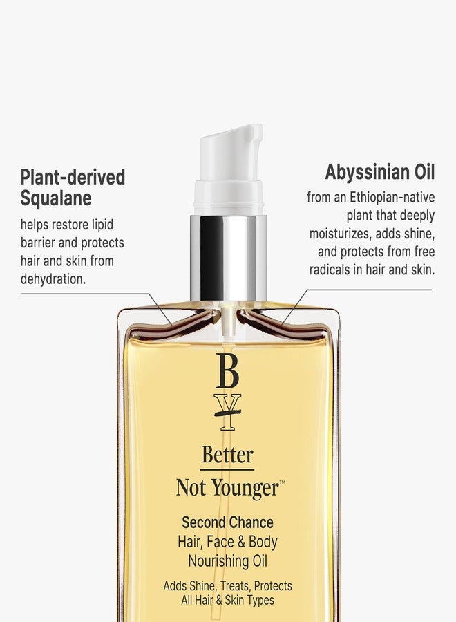 Better Not Younger Nourishing Oil for Face, Body & Hair - Lightweight, Fast-Absorbing Hydrating Oil for Women Over 40 - With Abyssinian to Restore Moisture, Smoothness & Protection for Skin and Hair. - Image 5