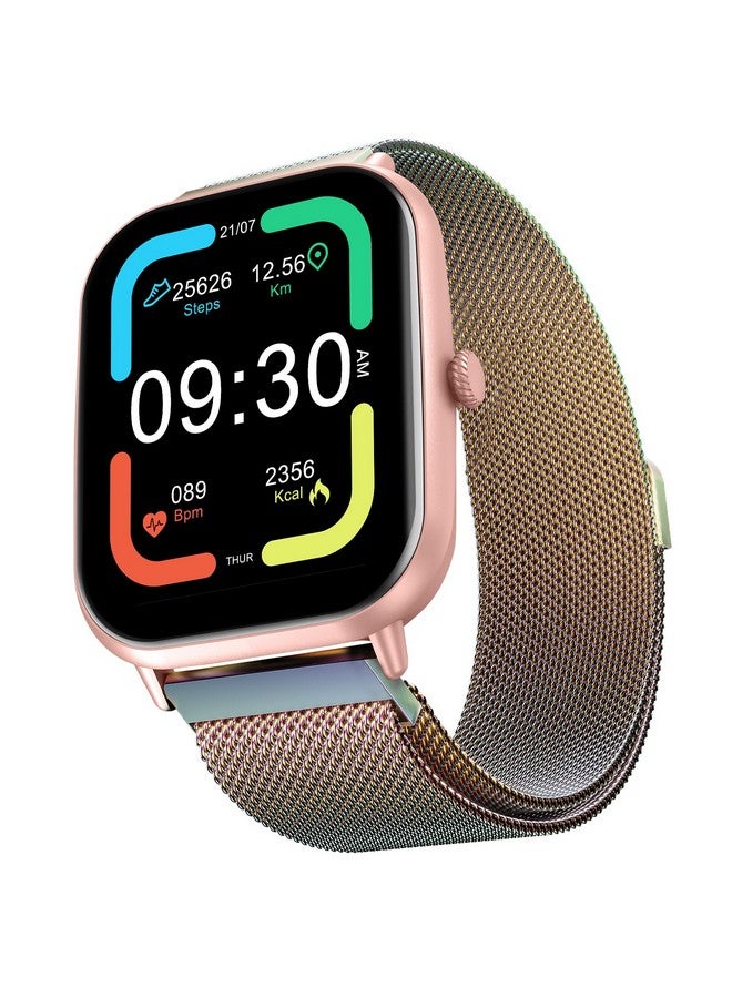 Fire-Boltt Ninja Call Pro Max 51.05mm (2.01 inch) Display Smart Watch, Bluetooth Calling, 120+ Sports Modes, Health Suite, Voice Assistance (Rainbow SS) - Image 1