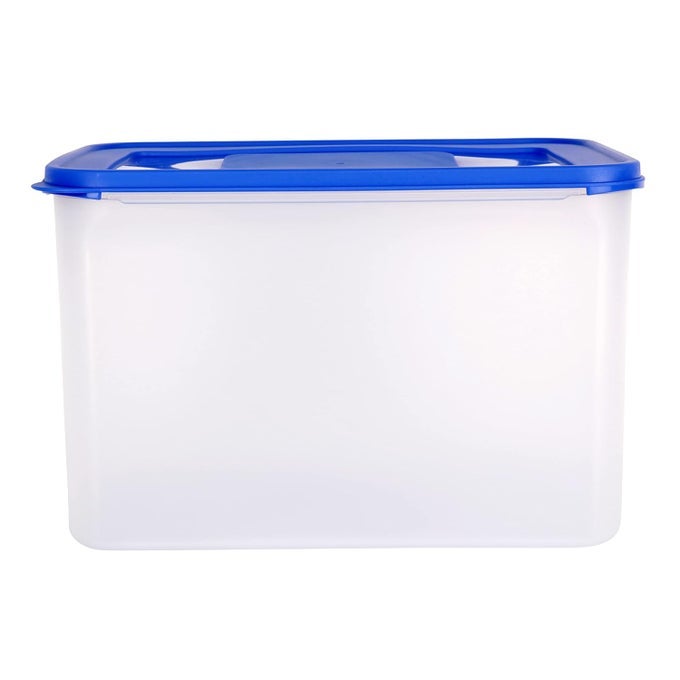 MODULAR CONTAINERS WITH AIRTIGHT LIDS KITCHEN STORAGE CONTAINERSBPA FREE FOR GRAINSFLOURSNACKSCOOKIESPASTA BLUE 10L SET OF 1
