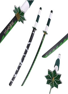 Sakura Anime Toys and Gifts Demon Slayer Shinazugawa Sanemi Wooden Sword 