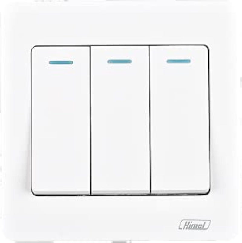 Himel Prime Series 16A 3 Gang Switch
