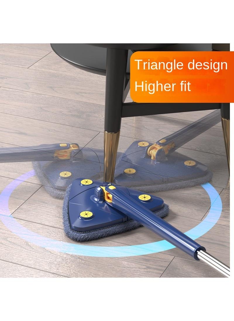 Y&D - Triangle Lazy Rotating Butterfly Imitation Hand wringing Hand free Mop - Image 1