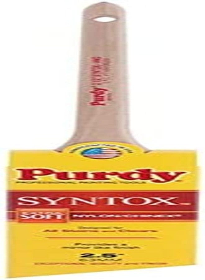 Purdy 2-1/2' 144403625 Syntox Angular Angled Sash Paint Brush, Dupont SRT - Image 1