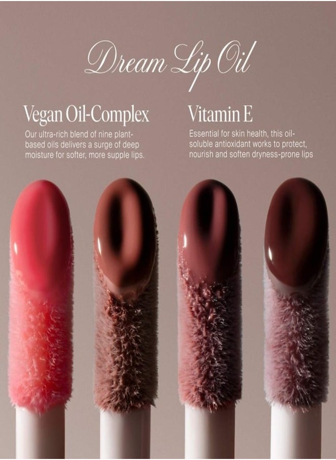 SUMMER FRIDAYS - Summer Fridays Dream Lip Oil - Hydrating Translucent Lip Gloss, Soft Mauve - A nourishing touch of cool mauve, with buildable color 4.5ml - Image 1